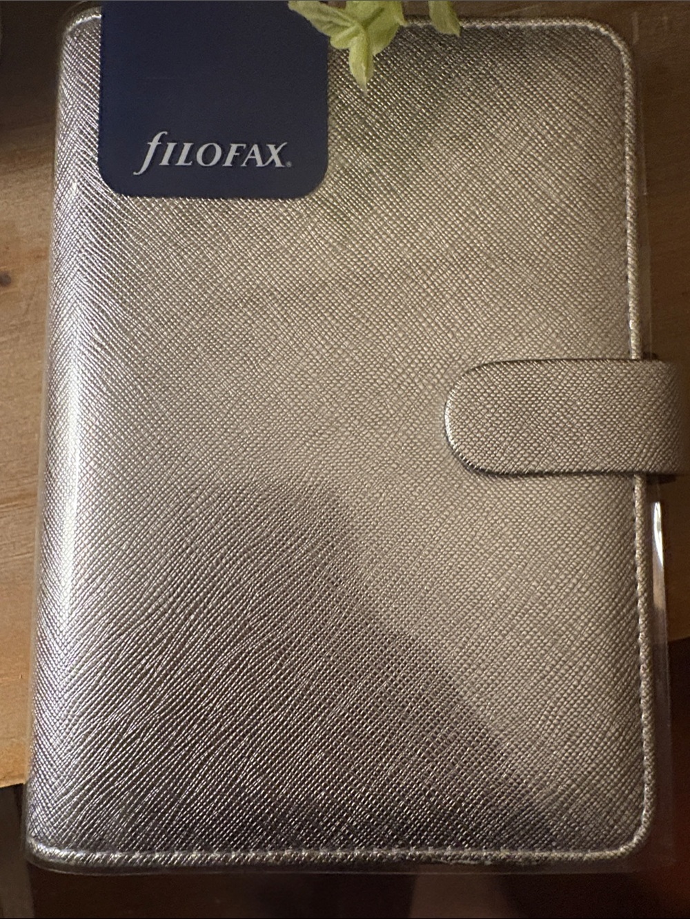 NWT Filofax Metallic Silver Personal Organizer Planner 2019